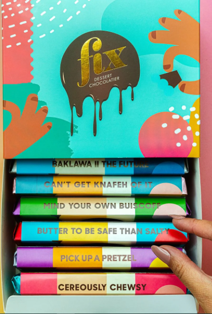A Box of 6 Containing 1 of Each Flavour