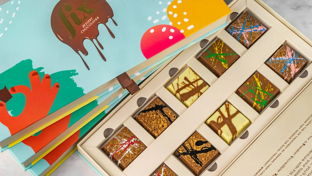 Fix Dessert Chocolatier Mini Heroes Box of 10 Bars